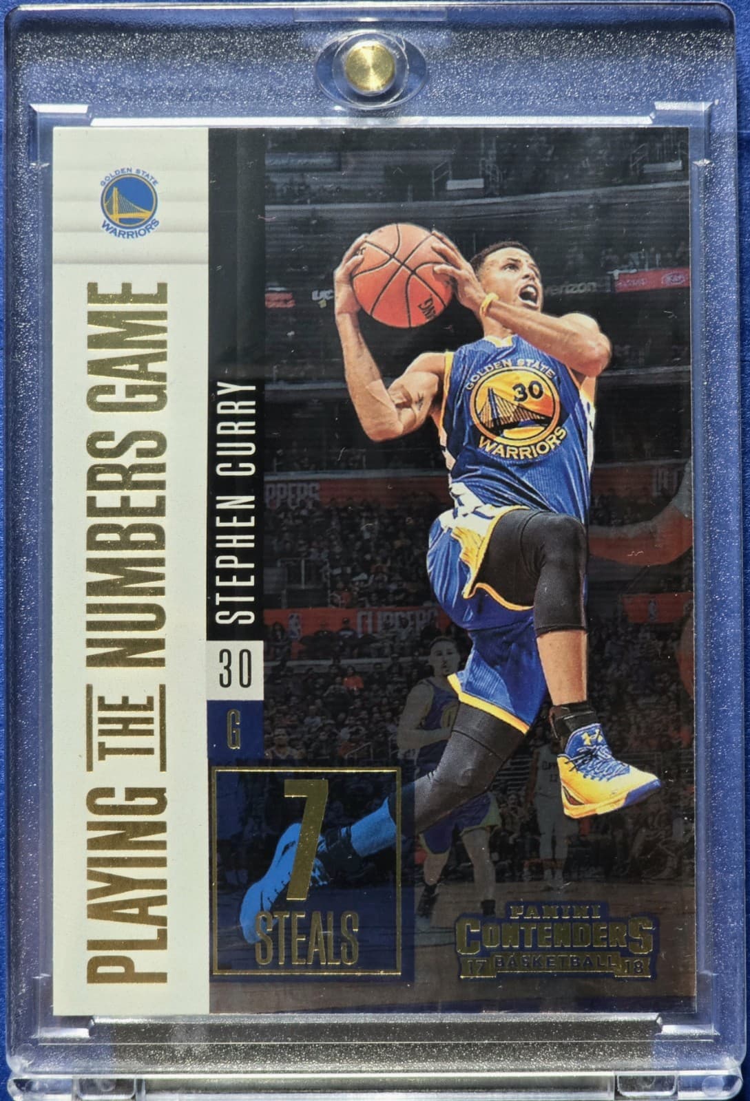#31 STEPHEN CURRY | 2017 PANINI CONTENDERS PLAYING THE NUMBERS GAME CHAMPIONSHIP EDITION 1/1